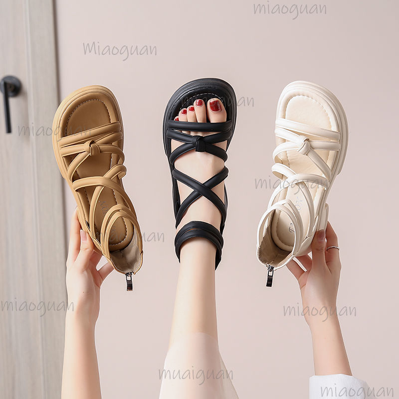 Street Fashion Female - 5CM Thick Heel Women Sandals Simple