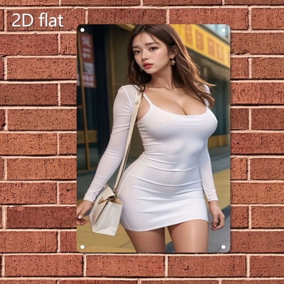 Street Fashion Asian - HD Metal Wall Art Asian Street