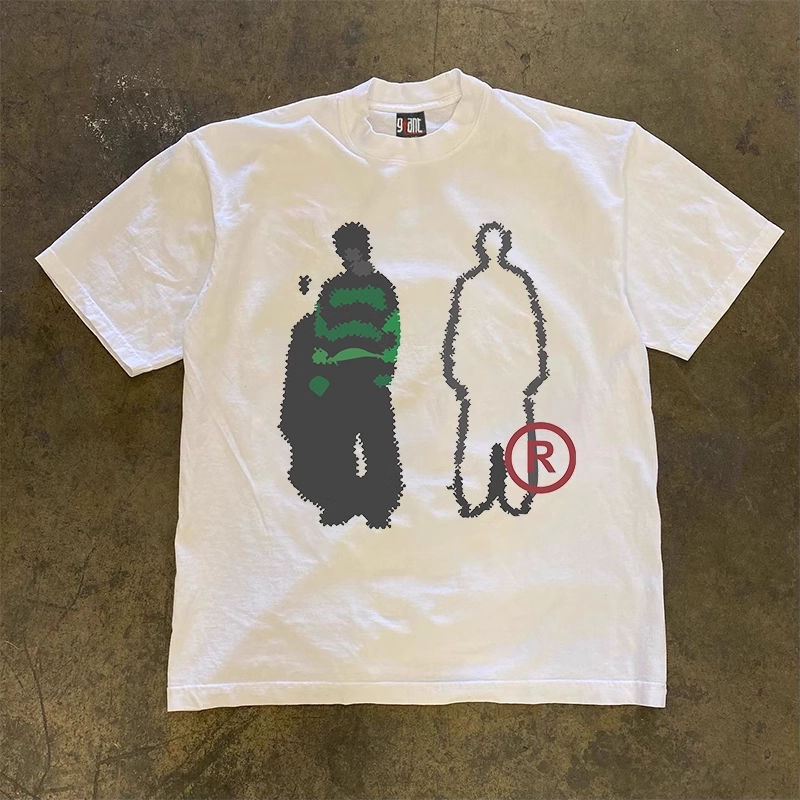 Street Fashion Asian - Asian Size Hiphop Print 100% Cotton
