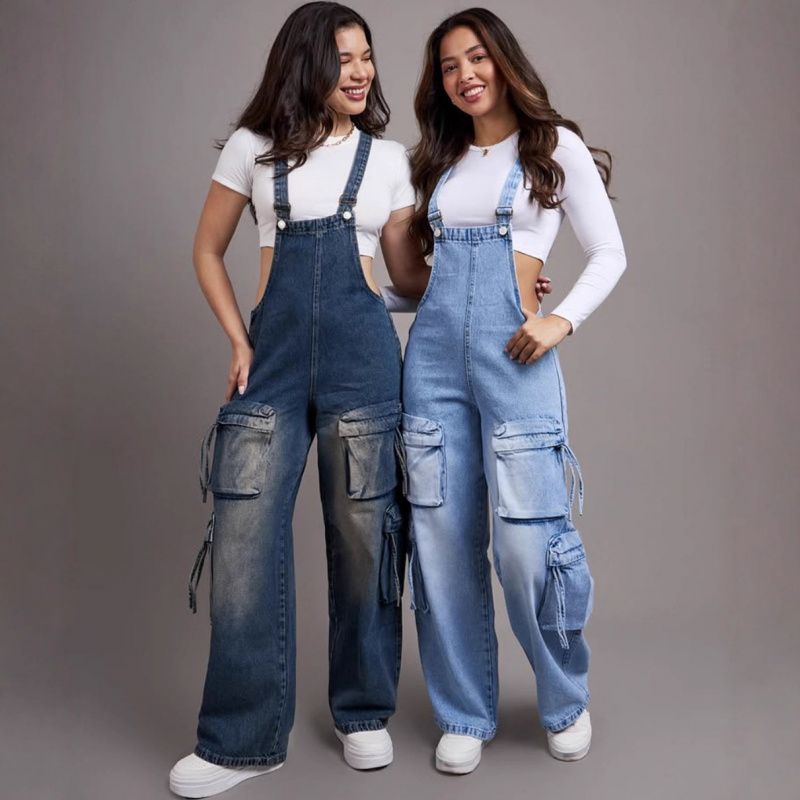 Trendy Women's Casual Straight - Street Fashion Denim recension och pris