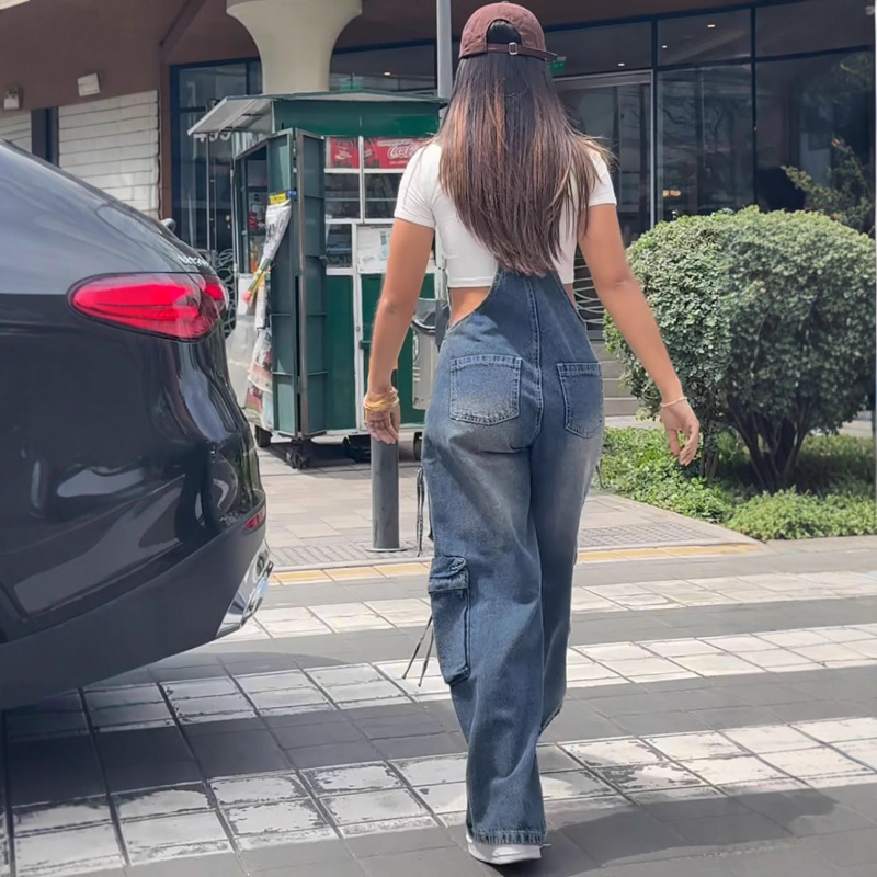 Trendy Women's Casual Straight - Street Fashion Denim recension och pris