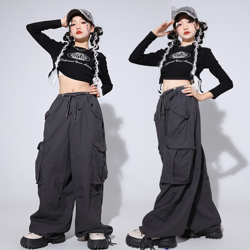 Girls Hip Hop Crop Top Loose C - Street Fashion Outfit Girl recension och pris