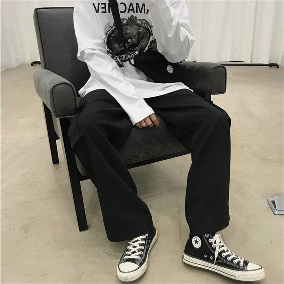 Black Men's Hip Hop Cargo Pant - Techwear Pants Tactical recension och pris