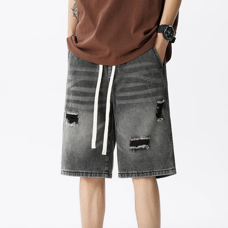 Summer Thin Denim Shorts Men's - Street Fashion Jeans Men recension och pris