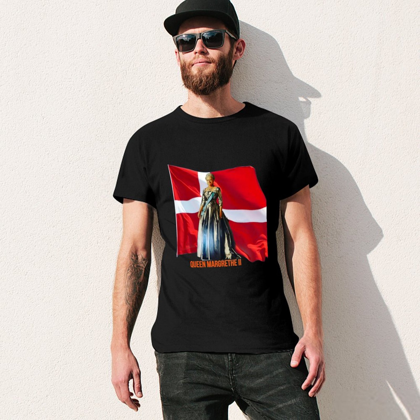 Queen Margrethe II T-Shirt Str - Queen Street Fashion recension och pris