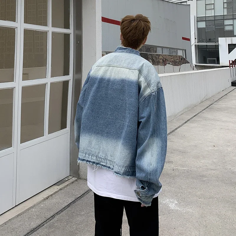 American Retro Hip Pop Raw Edg - Street Fashion Jeans Men recension och pris