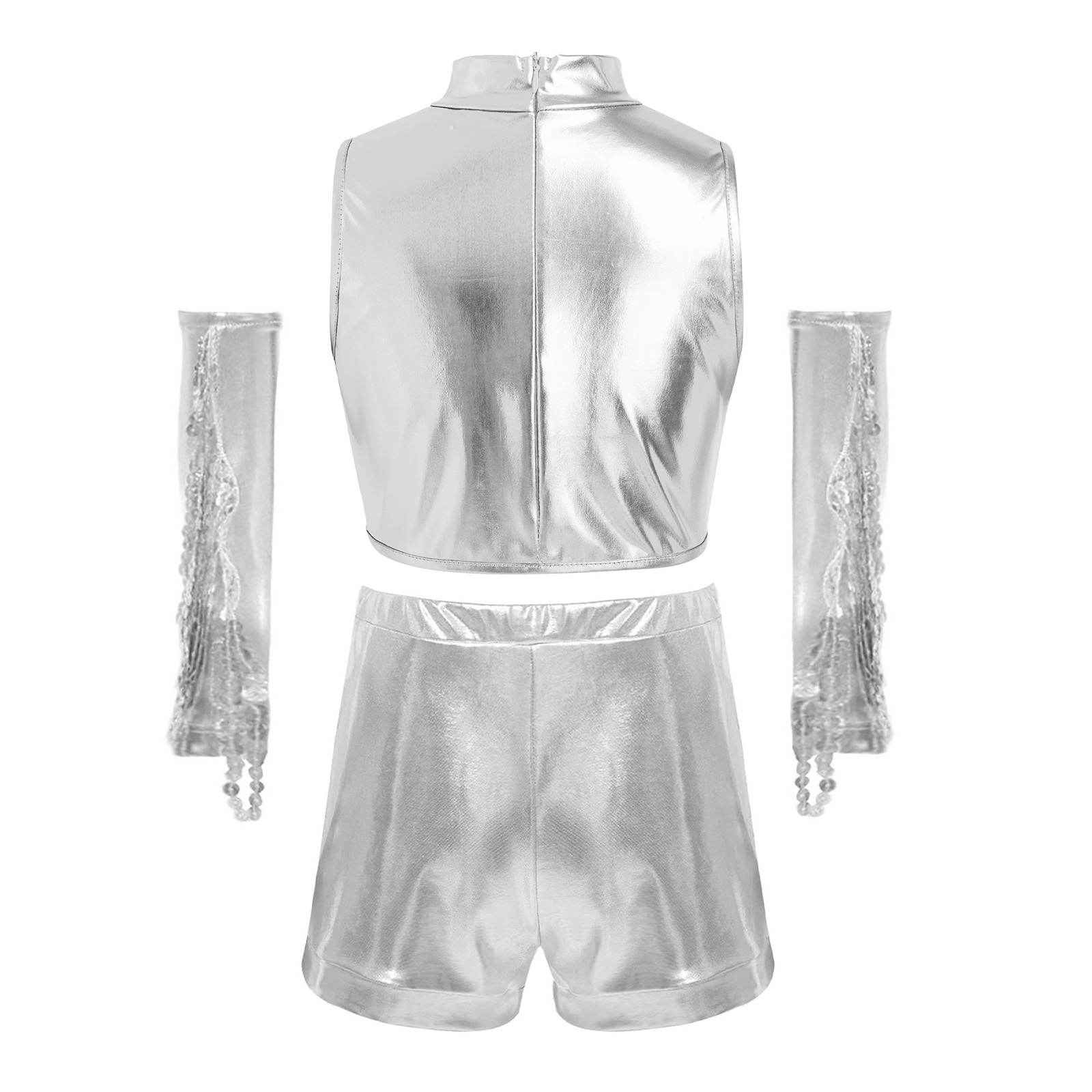 Kids Sparkling Metallic Sequin - Street Fashion Outfit Girl recension och pris