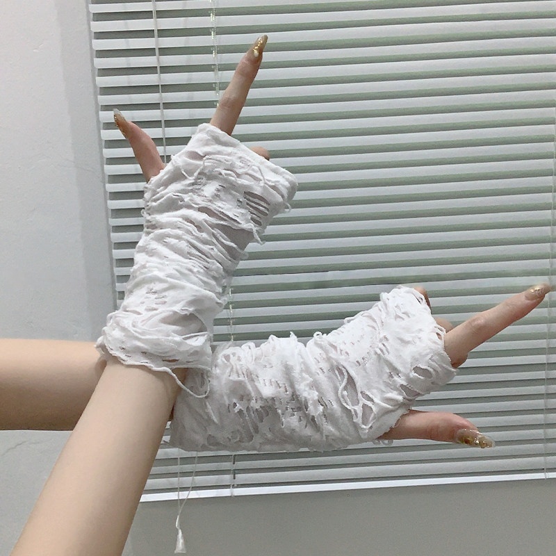 Yueqiu Girl Alt Fashion Ripped - Street Fashion Outfit Girl recension och pris
