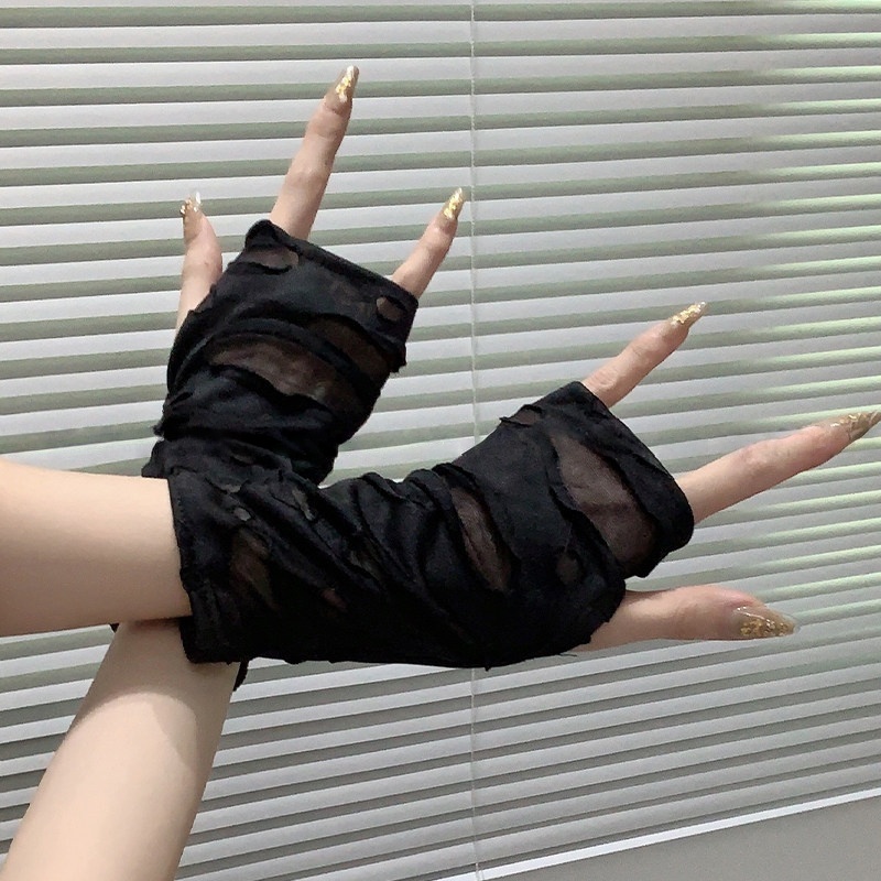 Yueqiu Girl Alt Fashion Ripped - Street Fashion Outfit Girl recension och pris