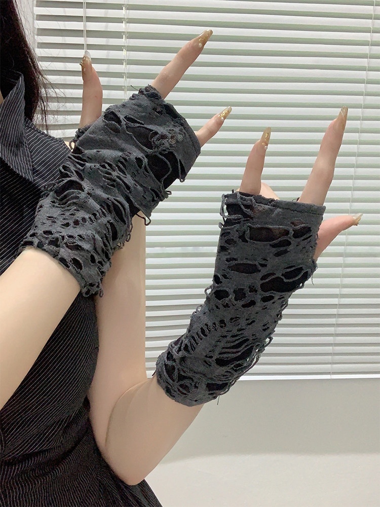 Yueqiu Girl Alt Fashion Ripped - Street Fashion Outfit Girl recension och pris