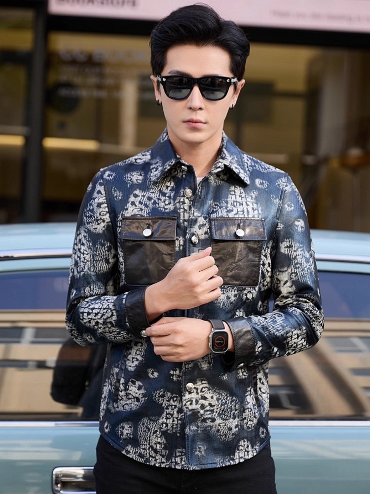 Luxury New Fashion Floral Prin - Street Fashion Jacket Men recension och pris