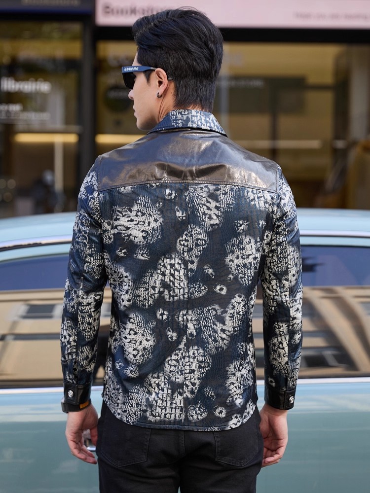 Luxury New Fashion Floral Prin - Street Fashion Jacket Men recension och pris