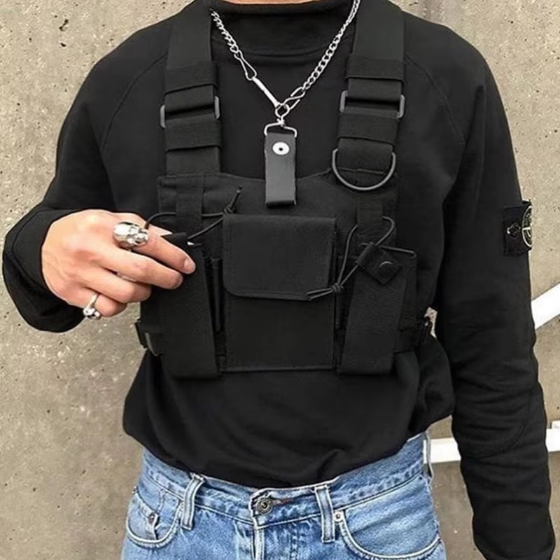 Functional Tactical Chest Bag  - Street Fashion Types recension och pris