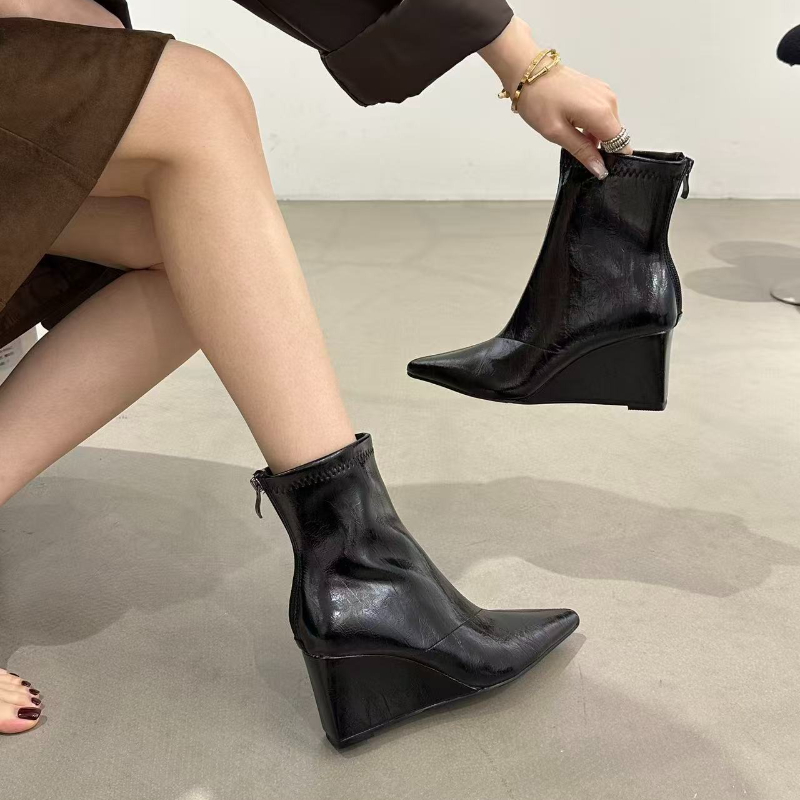 Autumn Winter Vintage Weges He - Street Fashion Female recension och pris