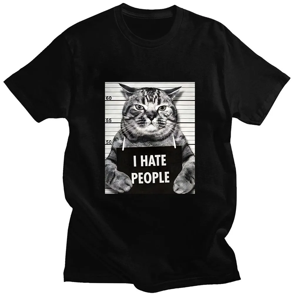 Asian sizeI Meow Print T-shirt - Street Fashion Asian recension och pris