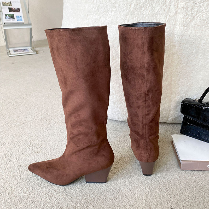 Fashion Flock Women Knee High  - Street Fashion Female recension och pris