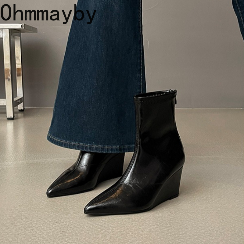 Autumn Winter Vintage Weges He - Street Fashion Female recension och pris