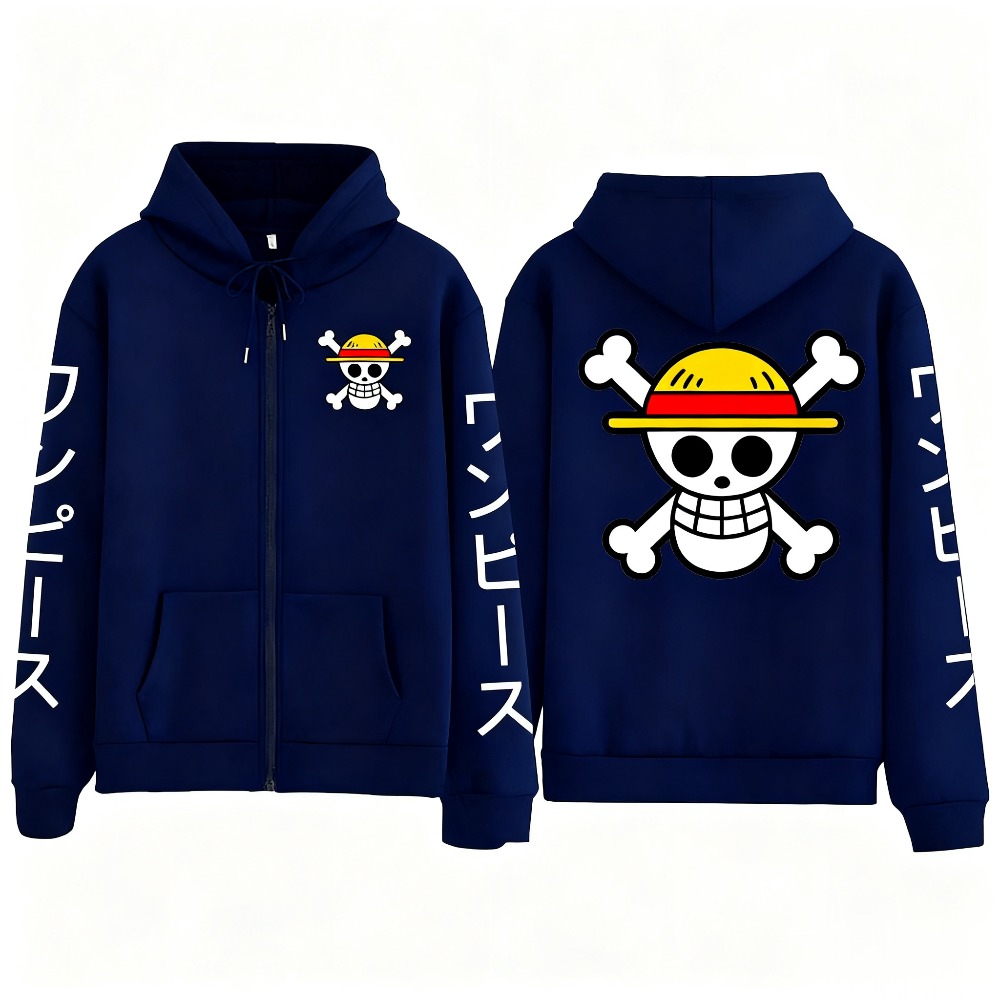 New Oversized One Piece Luffy  - Street Fashion Jacket Men recension och pris