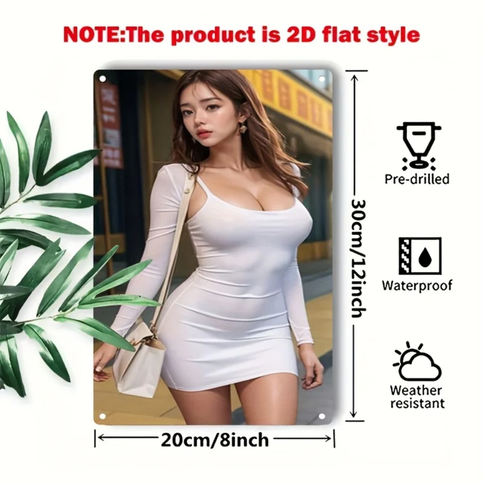 HD Metal Wall Art Asian Street - Street Fashion Asian recension och pris