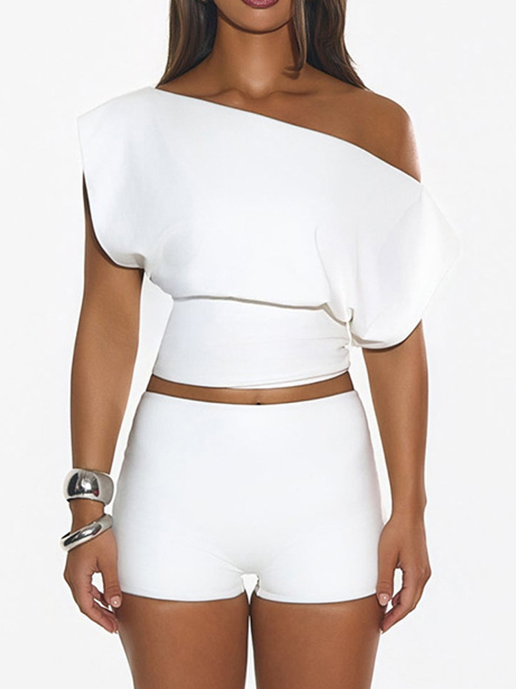 White Sexy Off Shoulder Women  - Street Fashion Co recension och pris