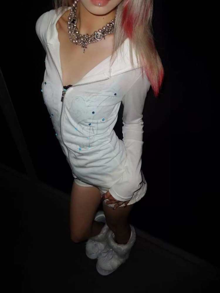 Kimotimo Y2k Punk Diamonds Pri - Street Fashion Goth recension och pris