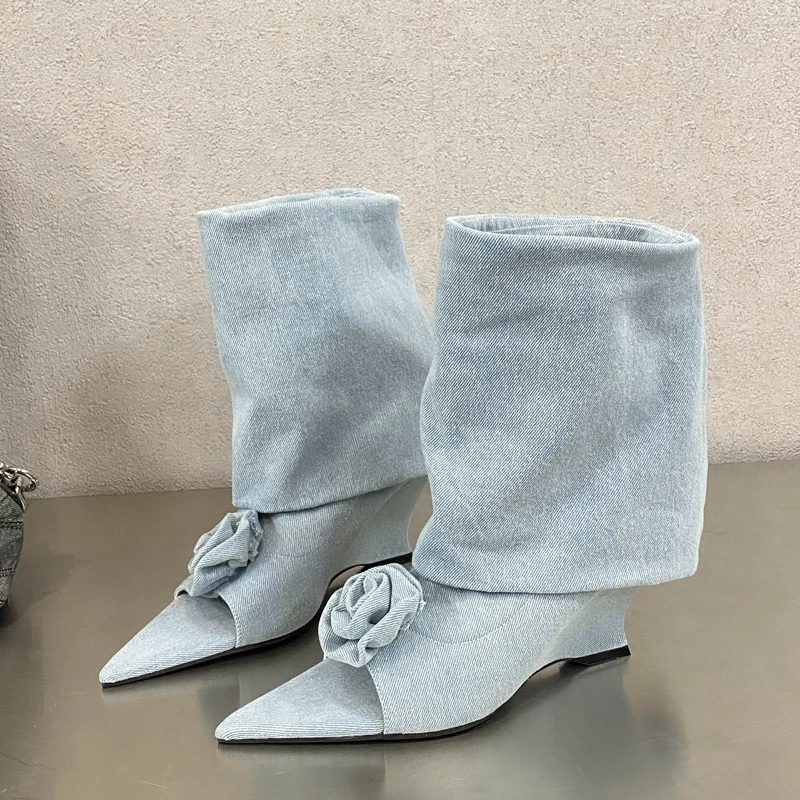 Women's Shoes Street Style Des - Street Fashion Denim recension och pris
