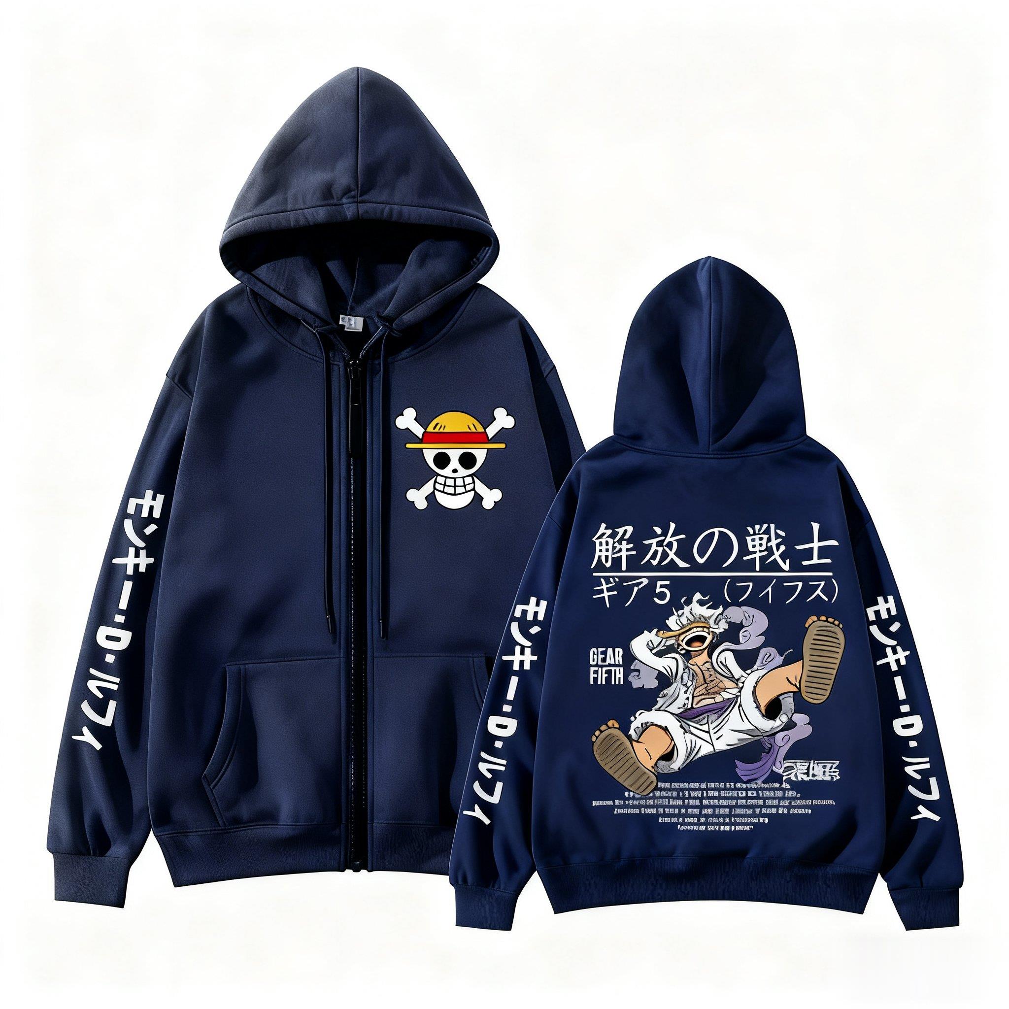 Monkey D Luffy Gear 5 One Piec - Street Fashion Jacket Men recension och pris