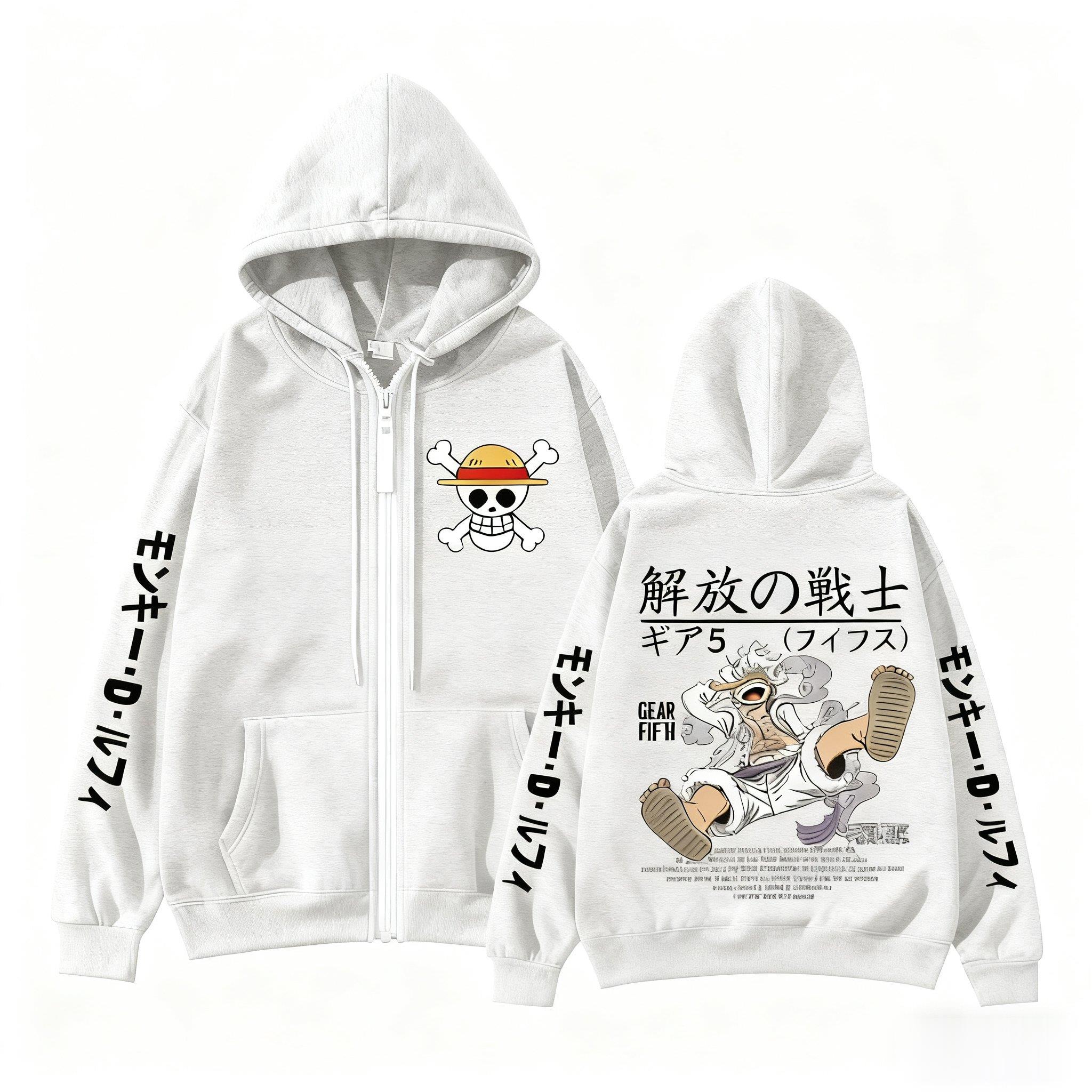 Monkey D Luffy Gear 5 One Piec - Street Fashion Jacket Men recension och pris