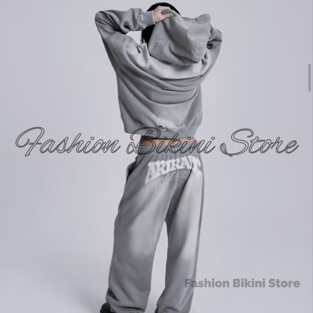 NEW Washed Grey Retro Hoodie 3 - Street Fashion Jacket Men recension och pris