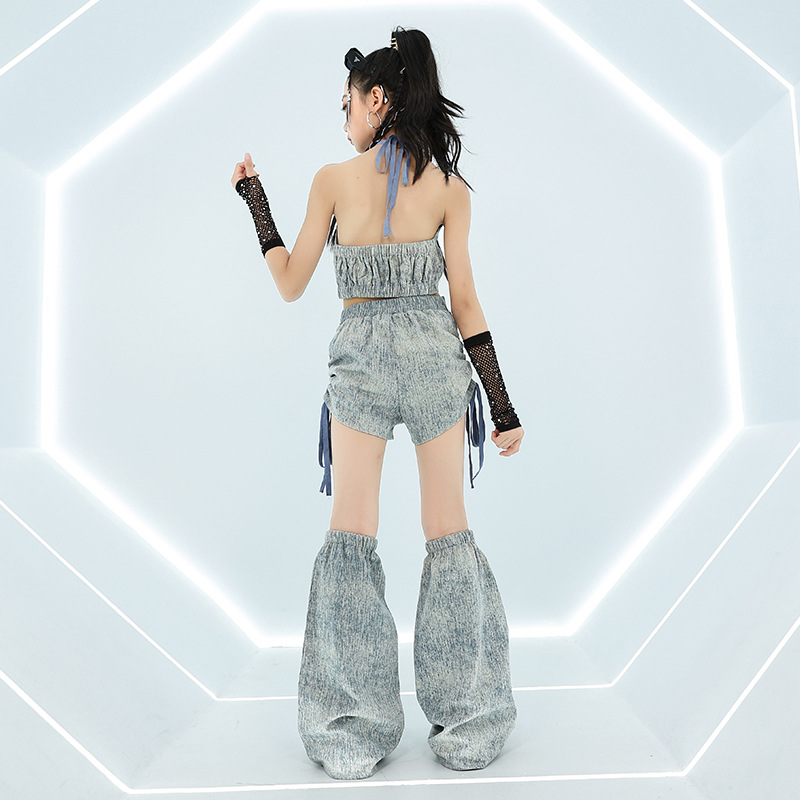 Cool Girl Hip Hop Jeans Tops F - Street Fashion Outfit Girl recension och pris