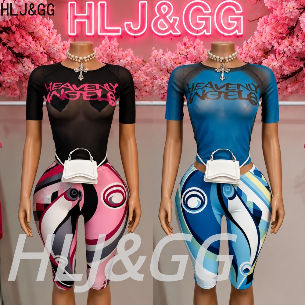 HLJ&GG Y2K Fashion Mesh See Th - Street Fashion Types recension och pris