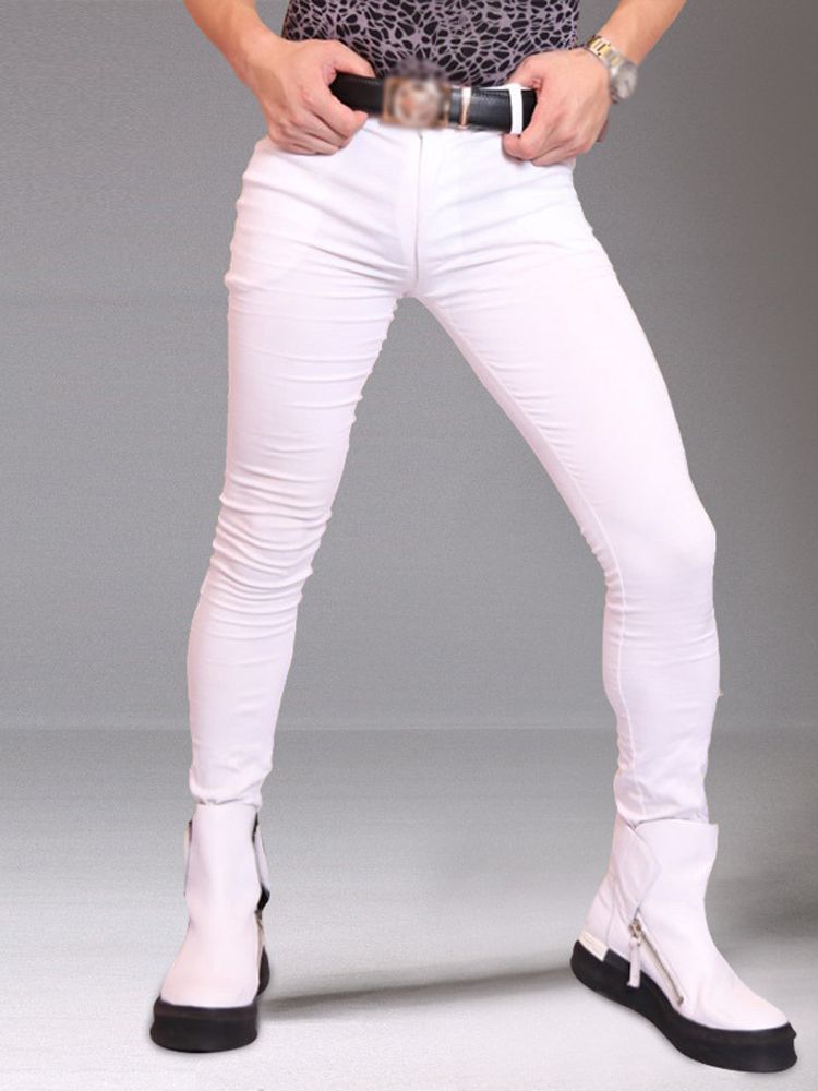 M-3XL Mens Elastic Denim Jeans - Street Fashion Jeans Men recension och pris