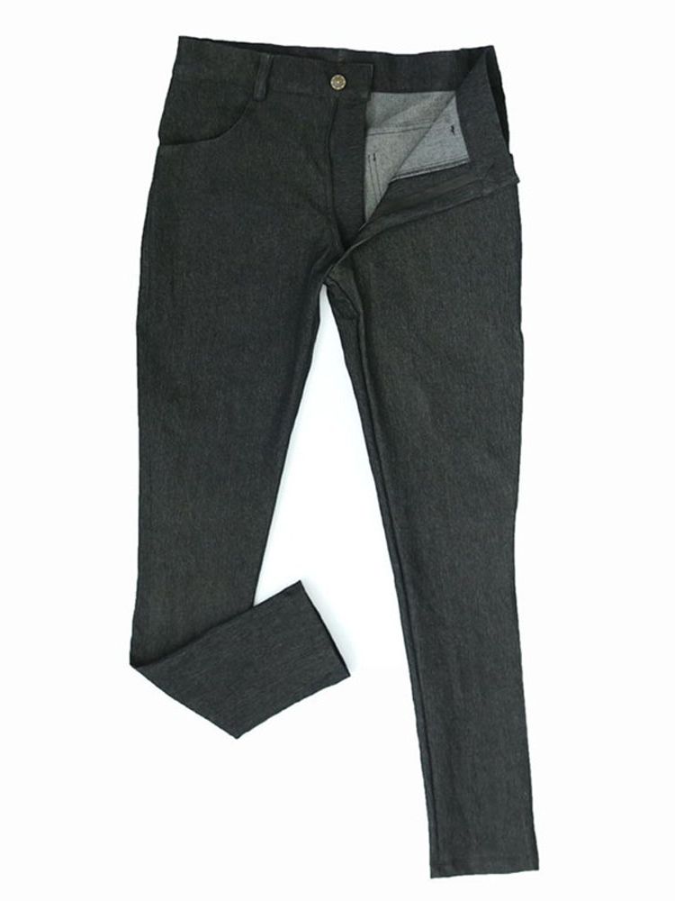 M-3XL Mens Elastic Denim Jeans - Street Fashion Jeans Men recension och pris