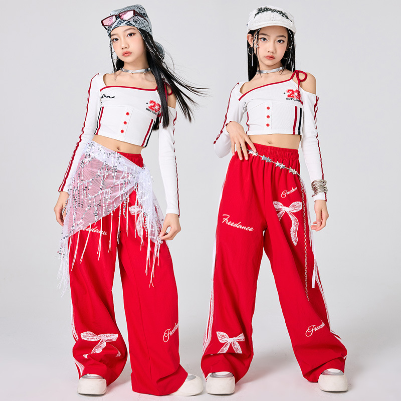 Girls Hip Hop Clothes White To - Street Fashion Outfit Girl recension och pris