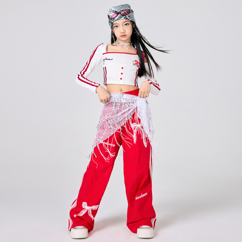 Girls Hip Hop Clothes White To - Street Fashion Outfit Girl recension och pris
