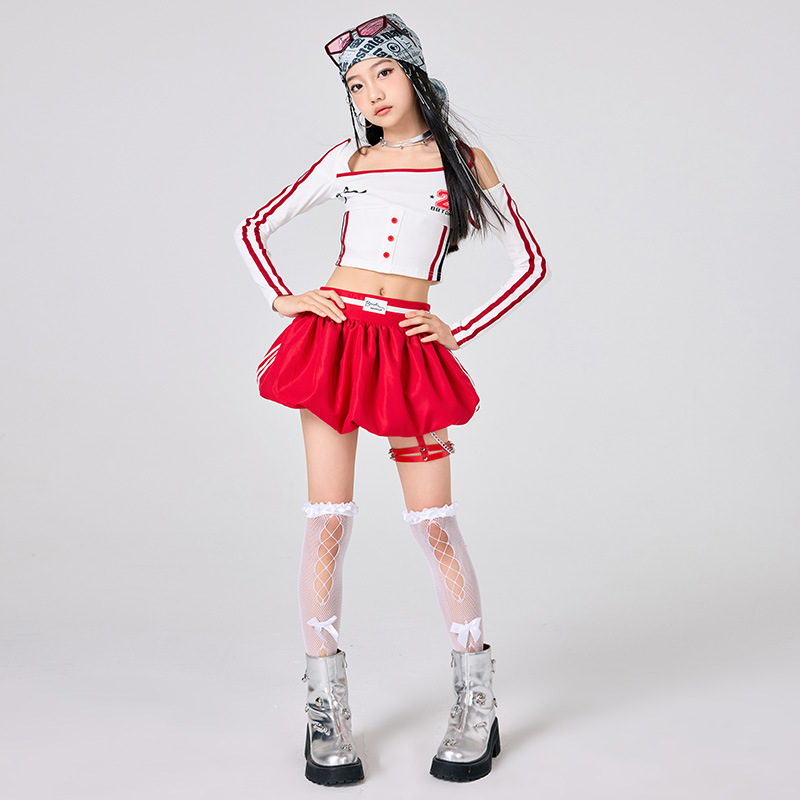 Girls Hip Hop Clothes White To - Street Fashion Outfit Girl recension och pris
