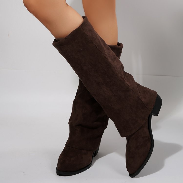 Women's Knee High Boots Autumn - Street Fashion Denim recension och pris
