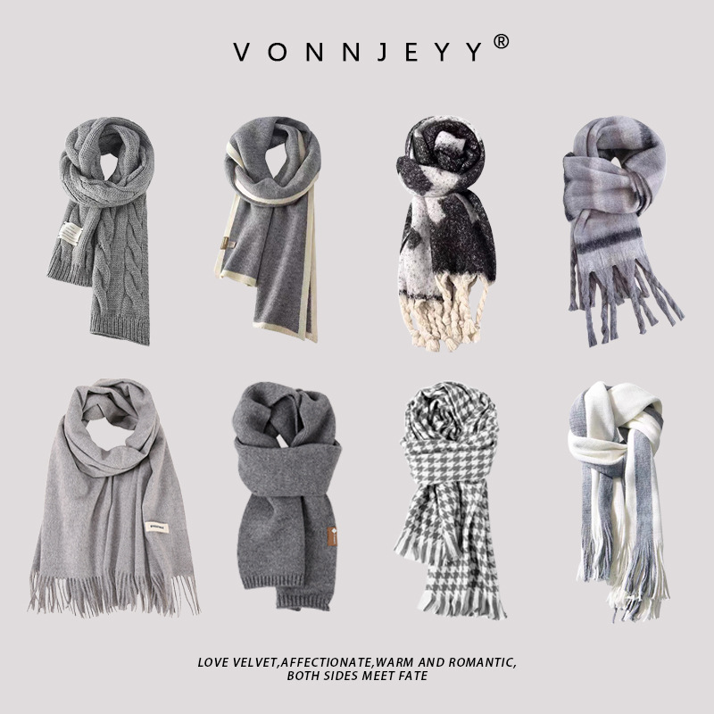 Unisex Thermal Scarf in Charco - Street Fashion Asian recension och pris