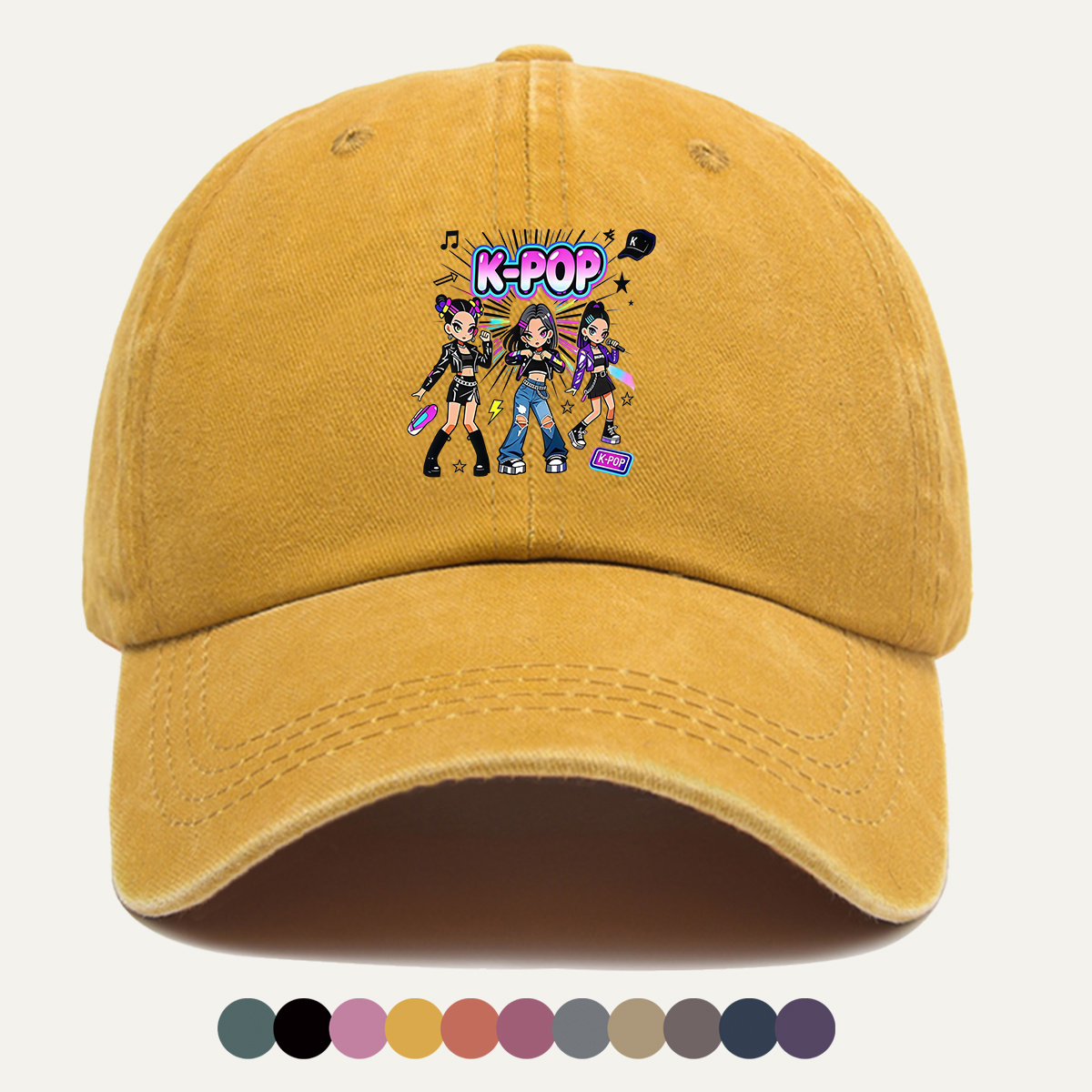 1pc K-POP Trendy Group Printed - Street Fashion Co recension och pris