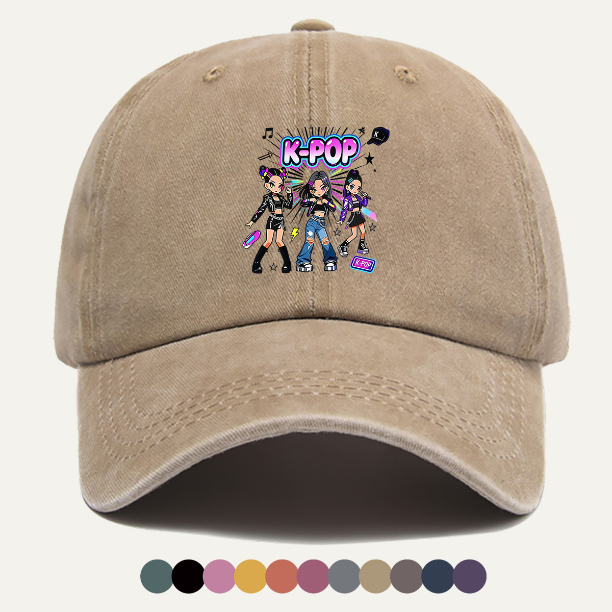 1pc K-POP Trendy Group Printed - Street Fashion Co recension och pris