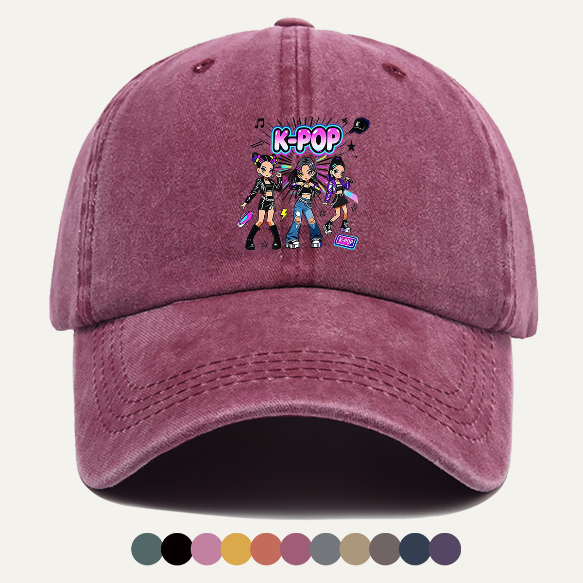 1pc K-POP Trendy Group Printed - Street Fashion Co recension och pris