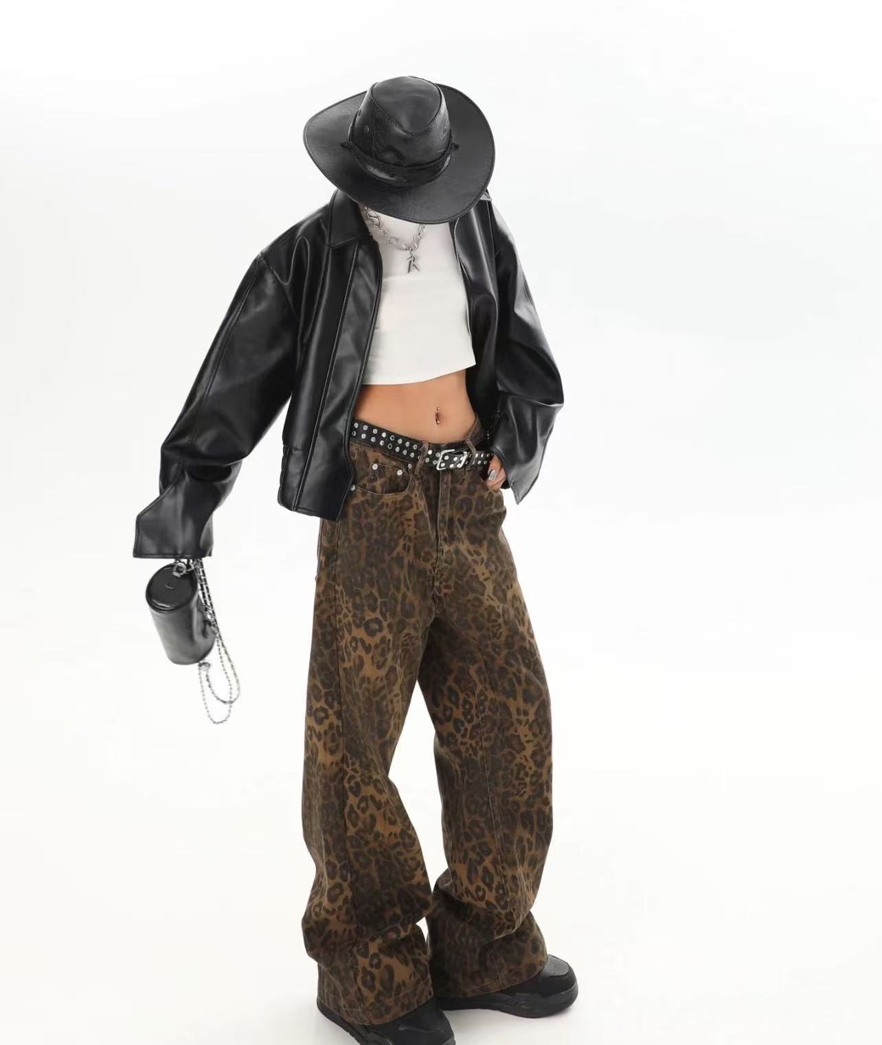 Korean Harajuku retro QICHE me - Street Fashion Jeans Men recension och pris