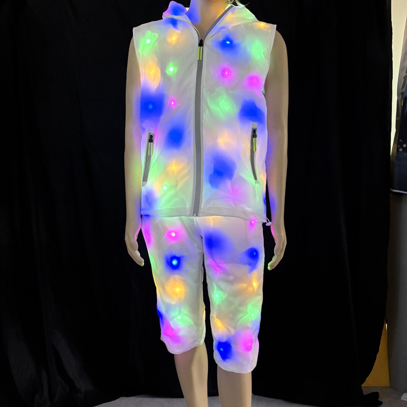 Glowing Vest Jacket Costumes H - Street Fashion Jacket Men recension och pris