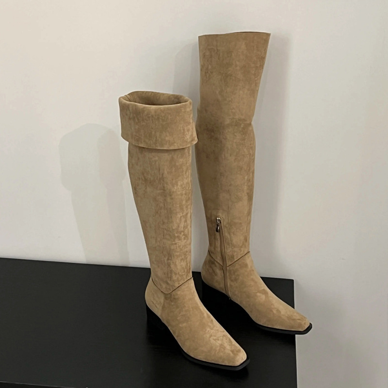 Women Elastic Slimming Suede L - Street Fashion Female recension och pris