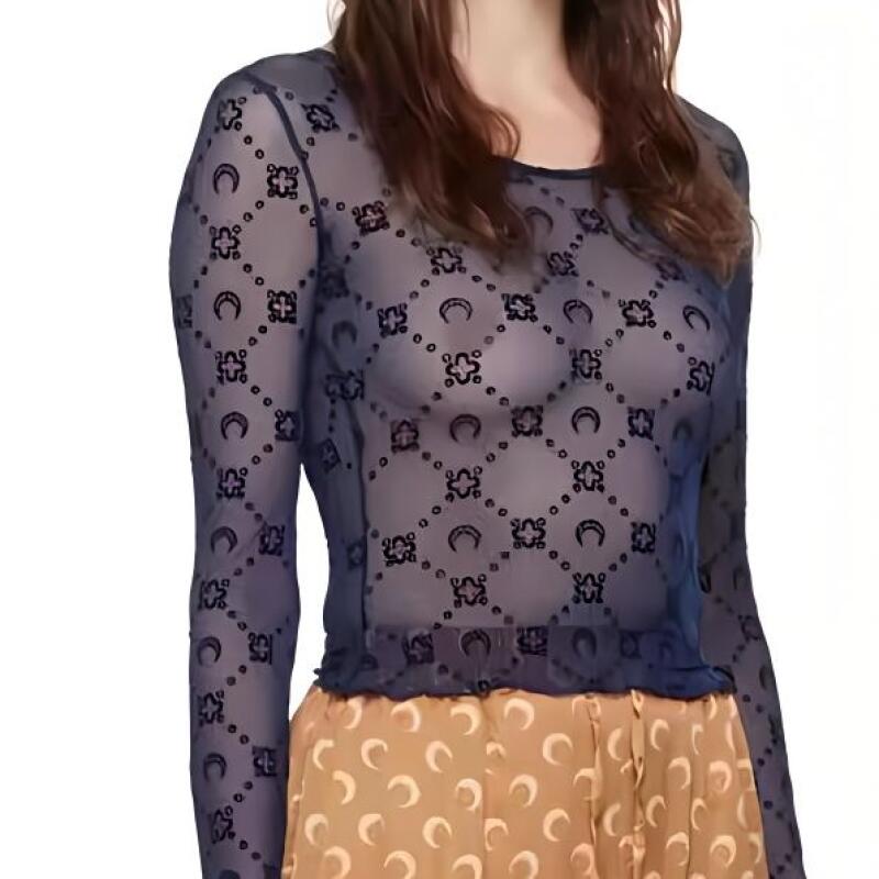 Women T-Shirt Long Sleeve Holl - Street Fashion Outfit Girl recension och pris