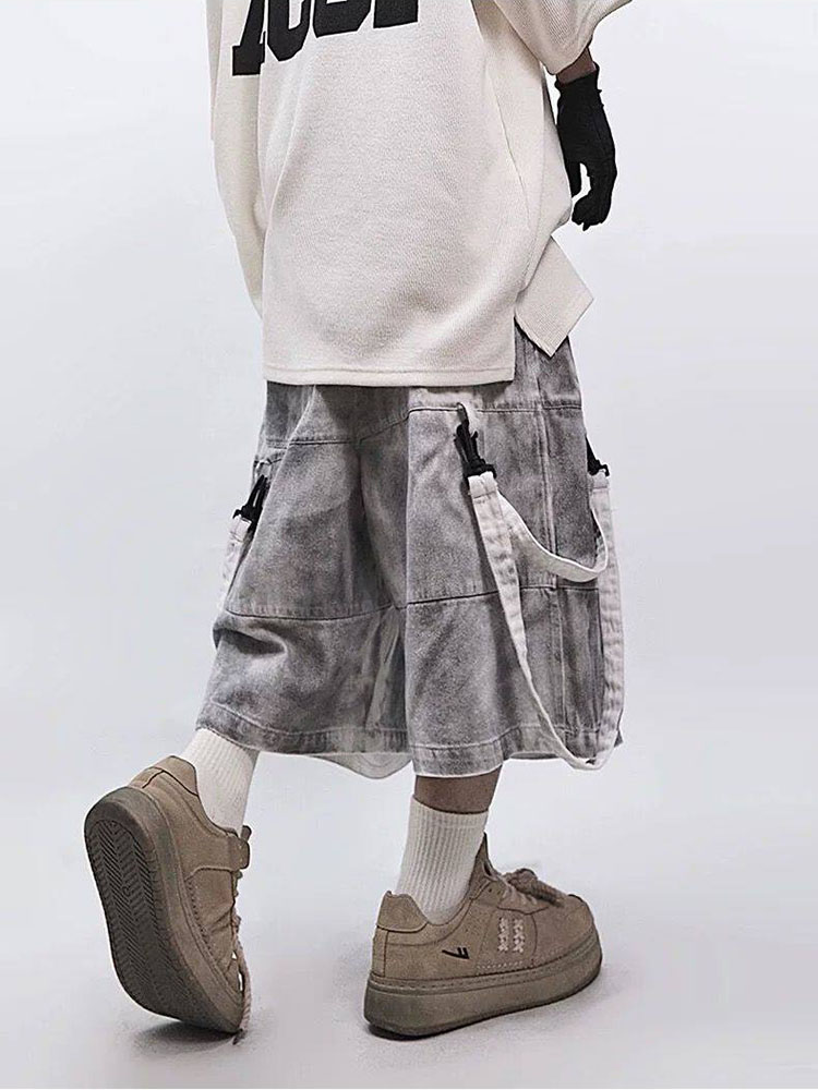 Retro Hip-hop Men's Ripped Jea - Street Fashion Jeans Men recension och pris