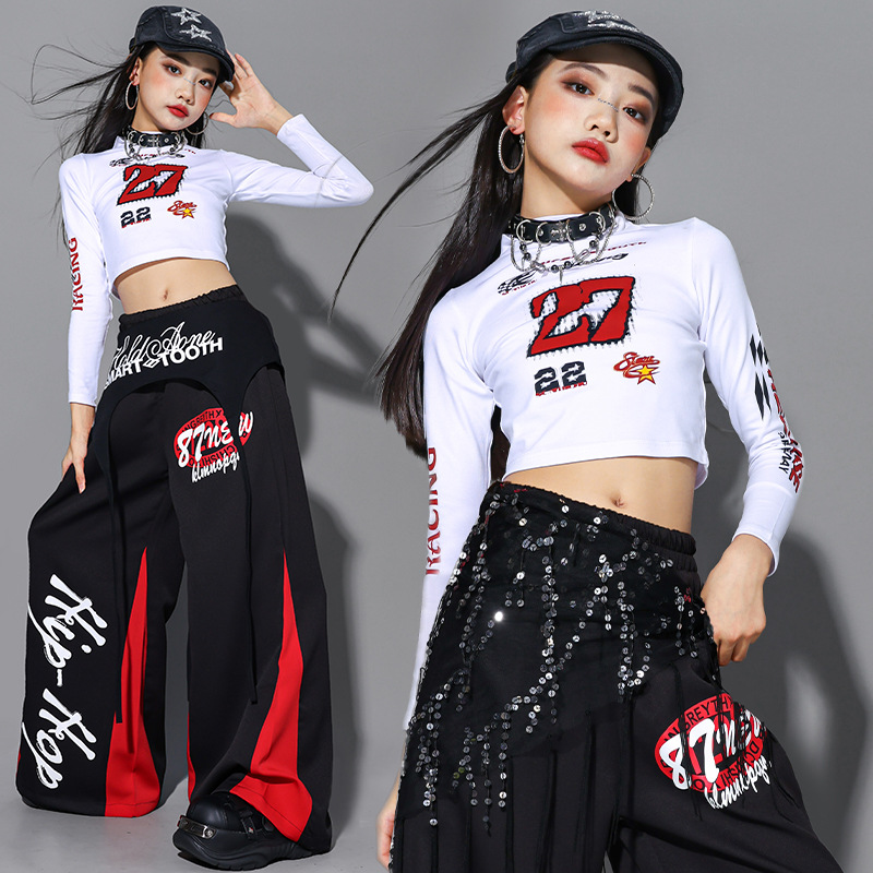 2025 Jazz Dance Clothes Girls  - Street Fashion Outfit Girl recension och pris