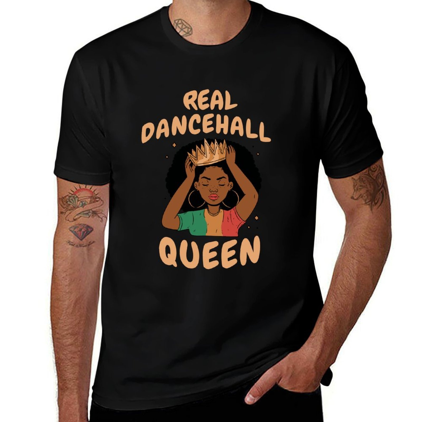 Real Dancehall Queen T-Shirt S - Queen Street Fashion recension och pris