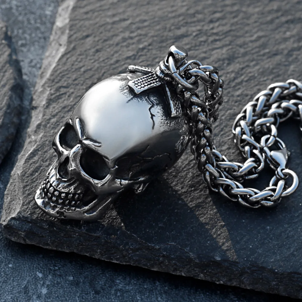 Goth Three Dimensional Skull P - Street Fashion Goth recension och pris