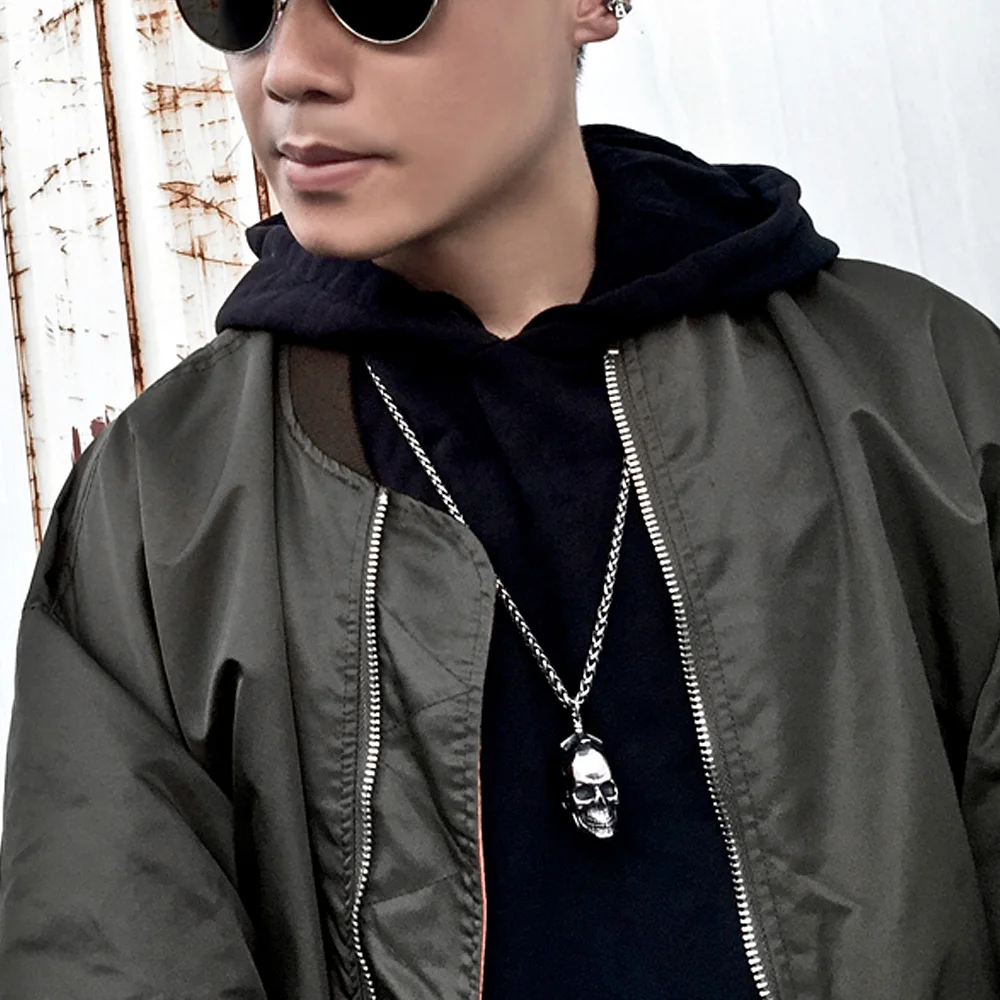 Goth Three Dimensional Skull P - Street Fashion Goth recension och pris